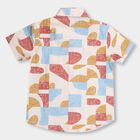 Boys' 100% Cotton Regular Collar Casual Shirt , Off White, small image number null