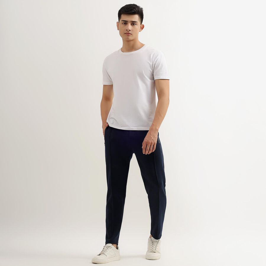 Men's Jogger Track Pants , Navy Blue, large image number null