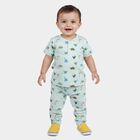 Infants' Night Suit, Light Green, small