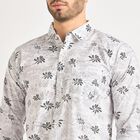 Men's 100% Cotton Casual Shirt , Light Grey, small image number null