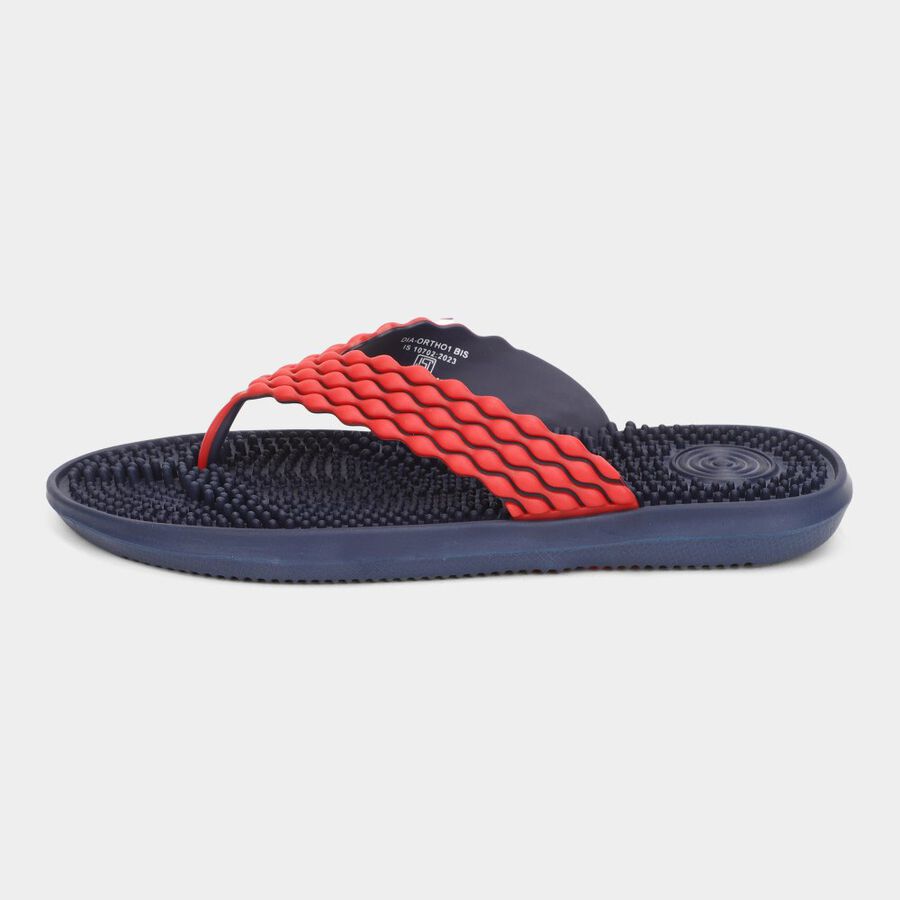 Men's Slippers, Navy Blue, large image number null