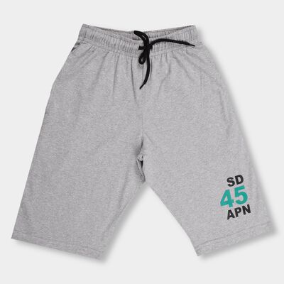 Boys' Light Heather Grey Cross Pocket Jamaican Shorts