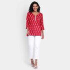 Printed Kurti, Red, small image number null