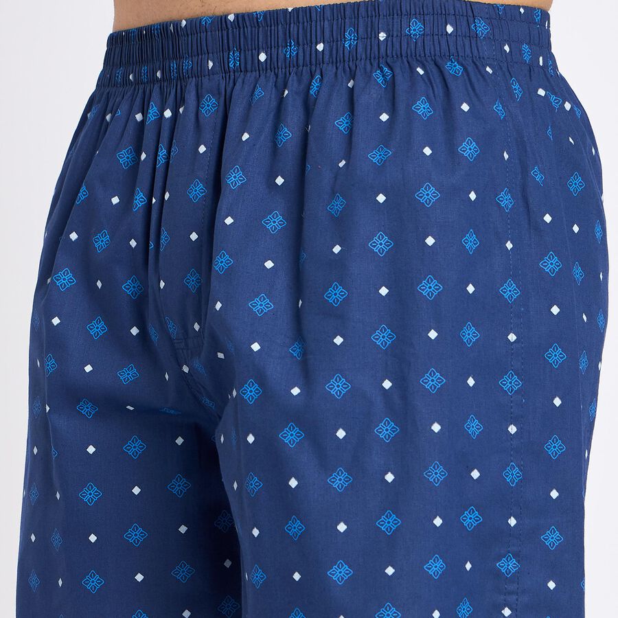 Men's 100% Cotton Boxers , नेवी ब्लू, large image number null