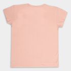 Girls' T-Shirt, पीच, small image number null
