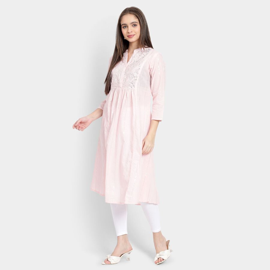 Ladies' Kurta, Pink, large image number null