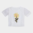 Girls' T-Shirt, सफ़ेद, small