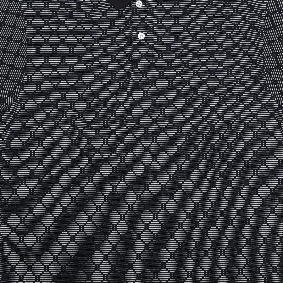 Men's Navy Blue Cotton Polo Neck Printed T-Shirt, नेवी ब्लू, large