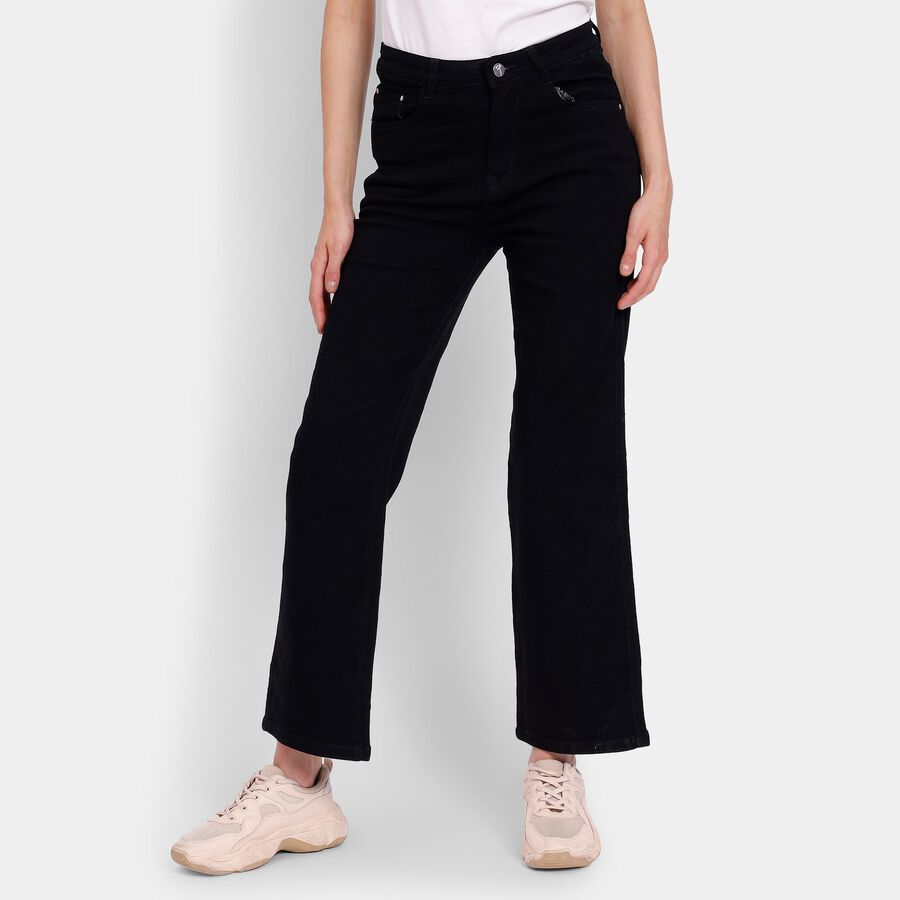 Ladies' Jeans, Black, large image number null