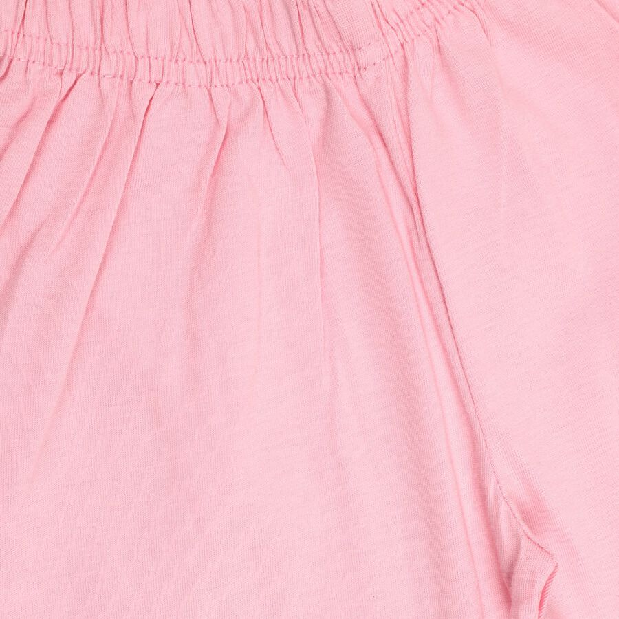 Girls' 100% Cotton Capri Set, नेवी ब्लू, large image number null