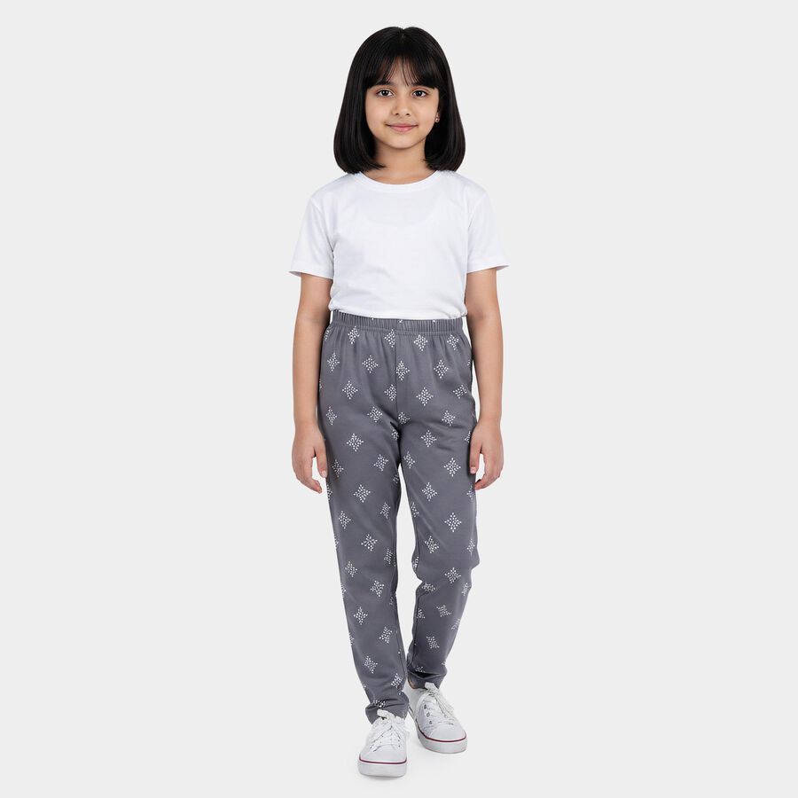 Girls' Pyjama, Light Grey, large
