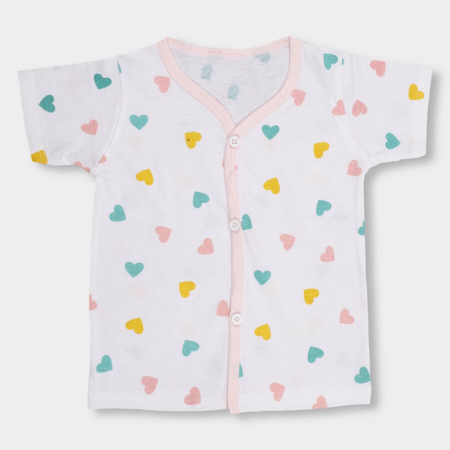 Infants' 100% Cotton T-Shirt , White, large