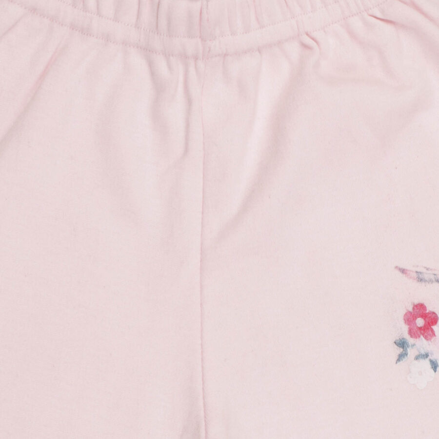 Infants Cotton Printed Pyjama, Pink, large image number null