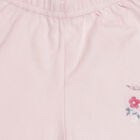 Infants Cotton Printed Pyjama, Pink, small image number null