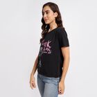 Round Neck T-Shirt, Black, small image number null