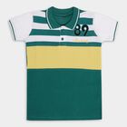 Boys' 100% Cotton Half Sleeves T-Shirt, Dark Green, small image number null