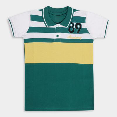 Boys' 100% Cotton Half Sleeves T-Shirt