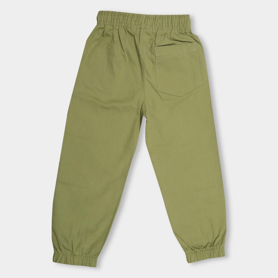 Boys' 100% Cotton Basic Five Pockets Trouser , Olive, large image number null