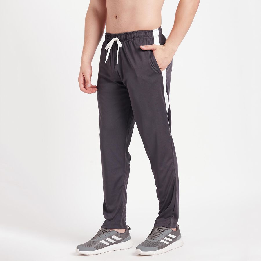 Solid Track Pants, Slate Grey, large image number null