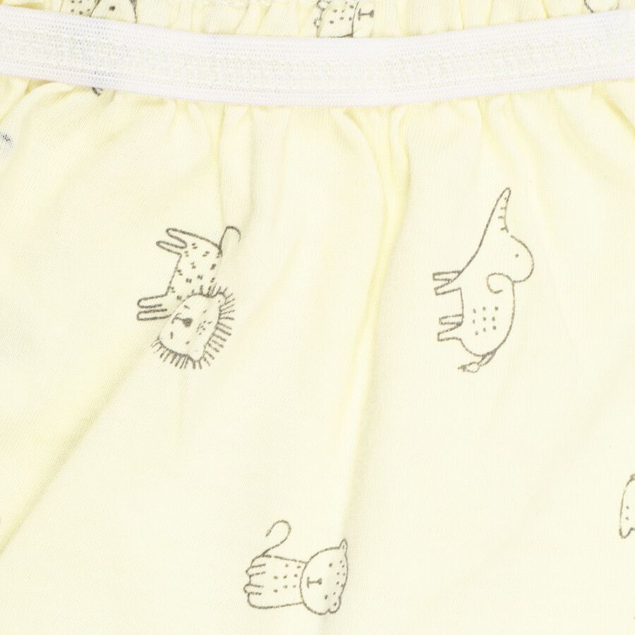 Infants' Cotton Bloomer, Yellow, large