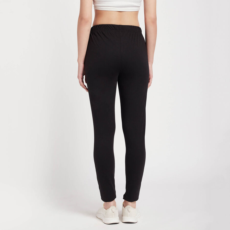 Solid Joggers, काला, large image number null
