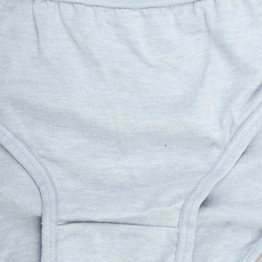 Girls Cotton Solid Panty, Light Blue, large image number null