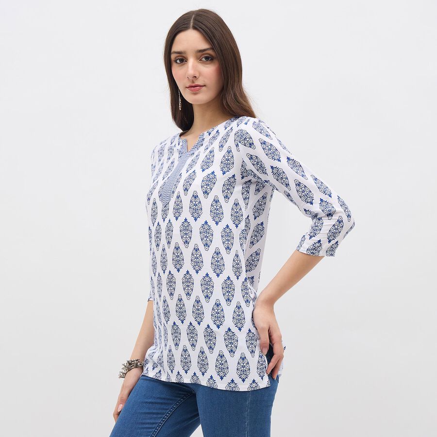 Ladies' Kurti, सफ़ेद, large image number null
