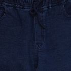 Boys' Dark Blue Regular Fit Jeans, गहरा नीला, small
