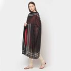 Cotton Printed Dupatta, Black, small image number null
