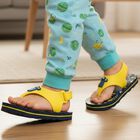 Kids' Grey Back Strap Flip-Flops, ग्रे, small
