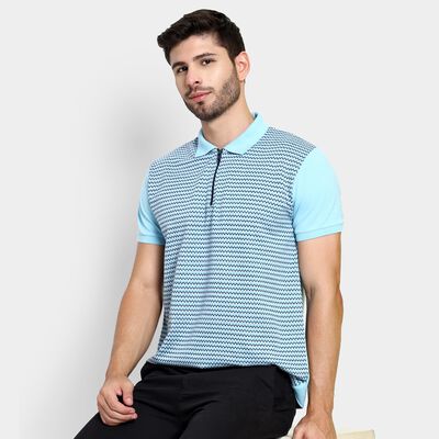 Men's Collared Half Sleeves T-Shirt 