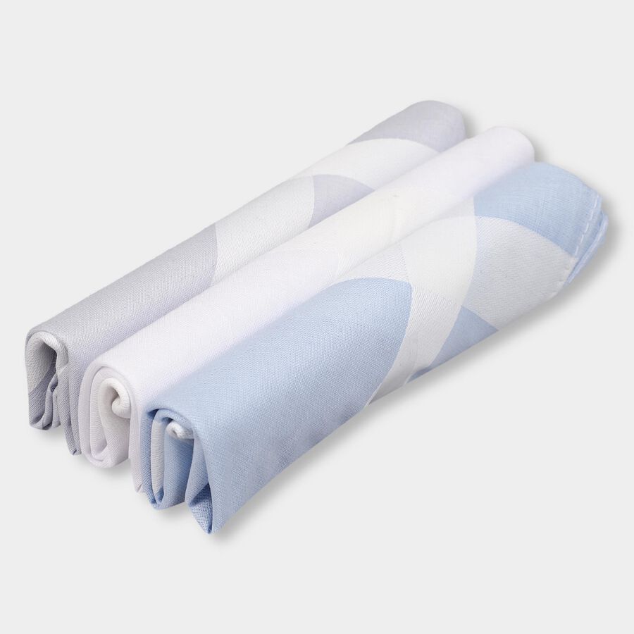 Men's Hanky , Light Blue, large image number null