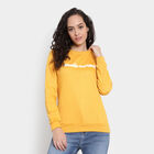 Round Neck Sweatshirt, Mustard, small image number null