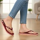 Ladies' Slipper, Maroon, small