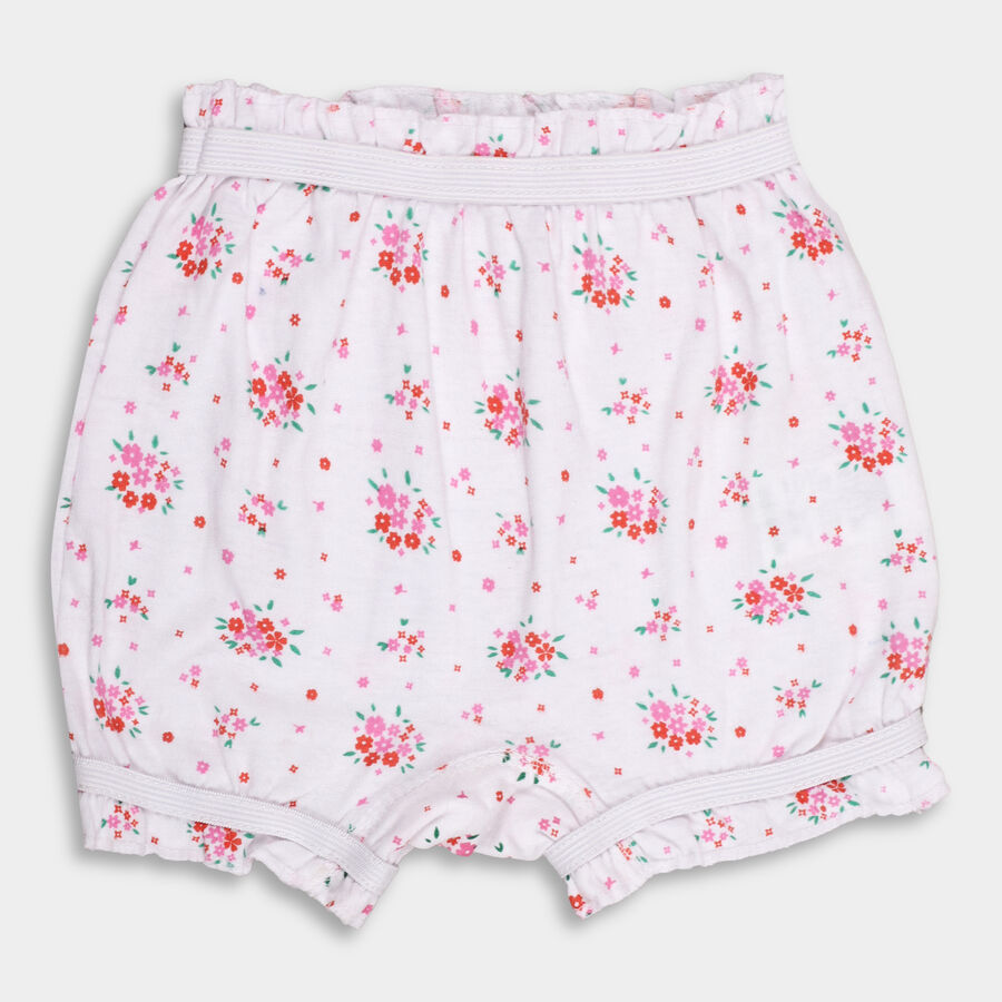 Girls' Cotton Bloomer, सफ़ेद, large image number null