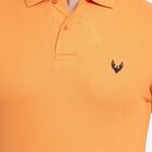 सॉलिड पोलो शर्ट, नारंगी, small image number null