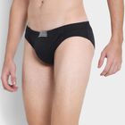 Men's 100% Cotton Briefs , काला, small