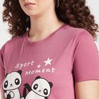 Round Neck T-Shirt, Purple, small image number null
