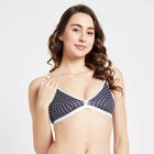 Printed Bra, Navy Blue, small image number null
