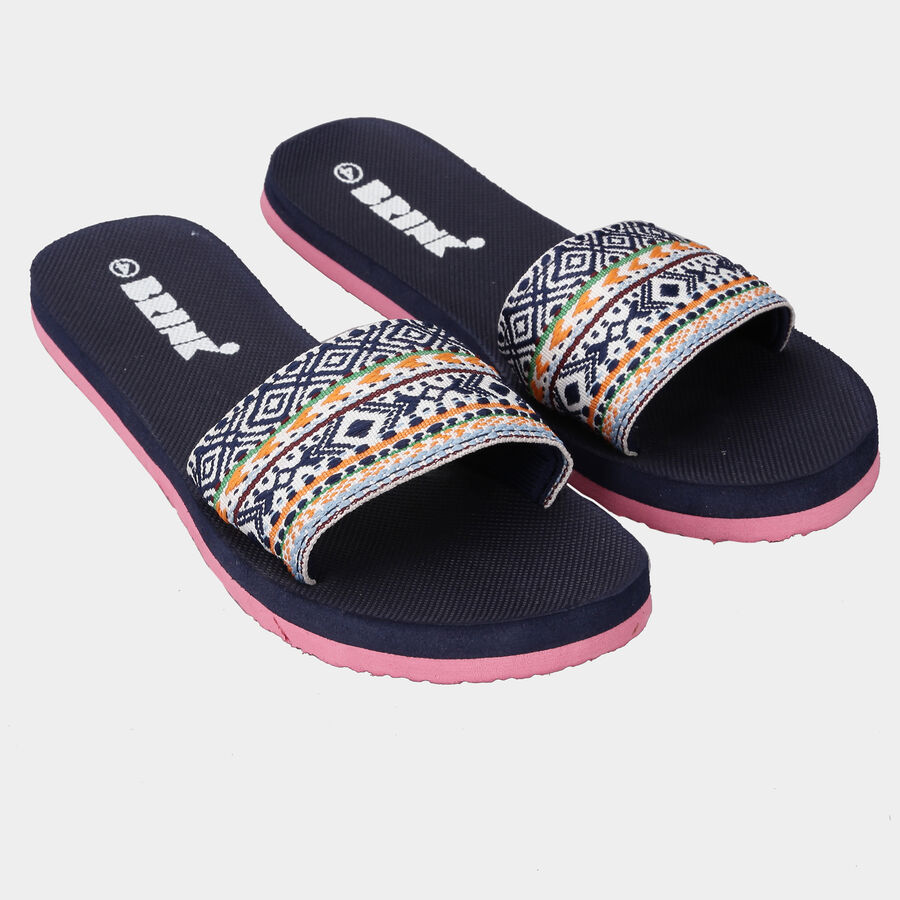 Womens navy sales sliders