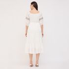 Ladies' Maxi Dress, Off White, small image number null