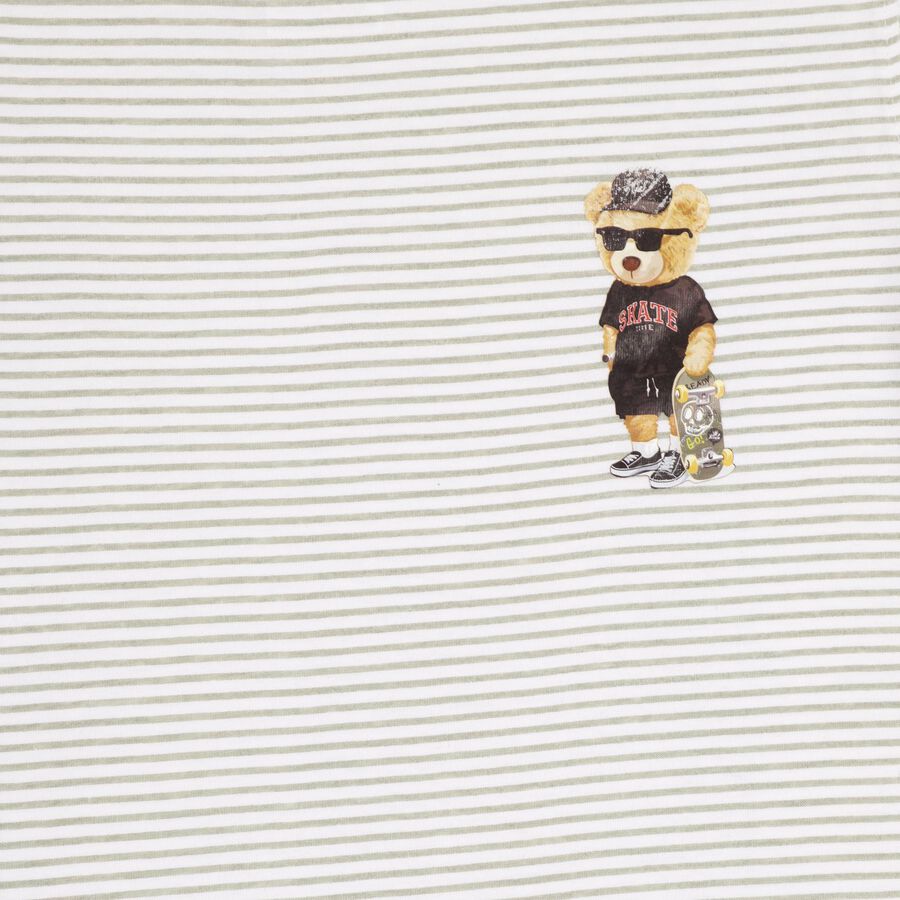 Boys' 100% Cotton Half Sleeves T-Shirt , हल्का ग्रे, large image number null