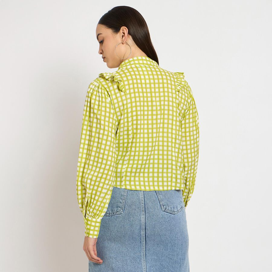 Ladies' Shirt , हल्का हरा, large image number null