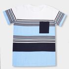 Boys' 100% Cotton Half Sleeves T-Shirt , Light Blue, small image number null