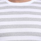 Men's Round Neck Half Sleeves T-Shirt , White, small image number null