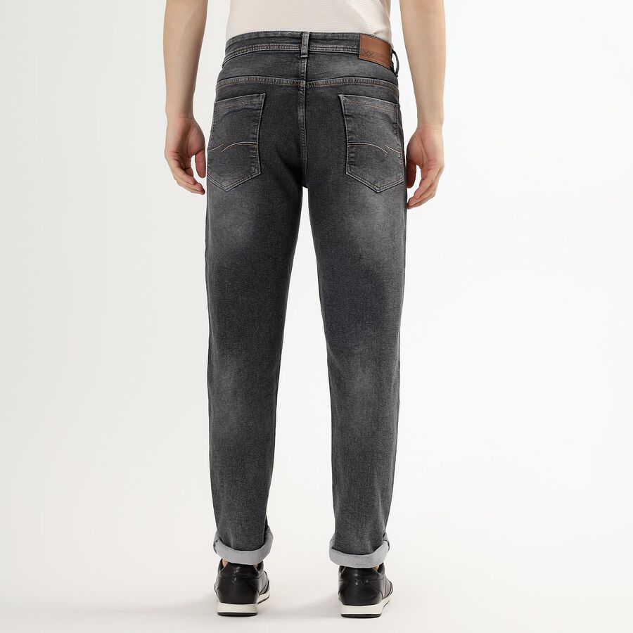 Men's Five Pocket Slim Fit Jeans, हल्का ग्रे, large image number null