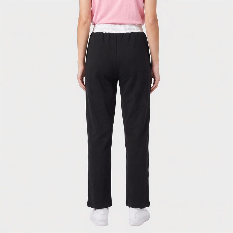 Women's Navy Straight Fit Side-Piped Track Pants, Navy Blue, large