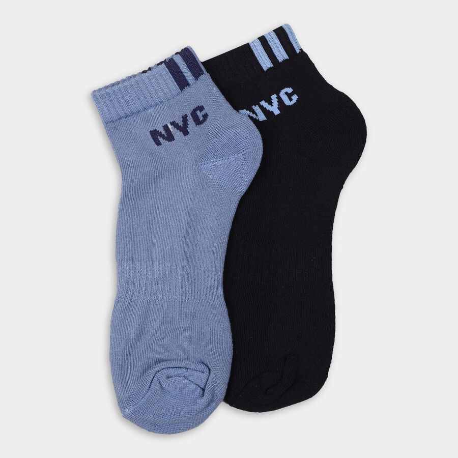 Men's Socks (Pack of 2), Navy Blue, large