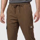 Men's Olive Green Slim Fit Cargo Jogger, Olive, small