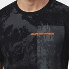 Men's Round Neck Half Sleeves T-Shirt, Black, small